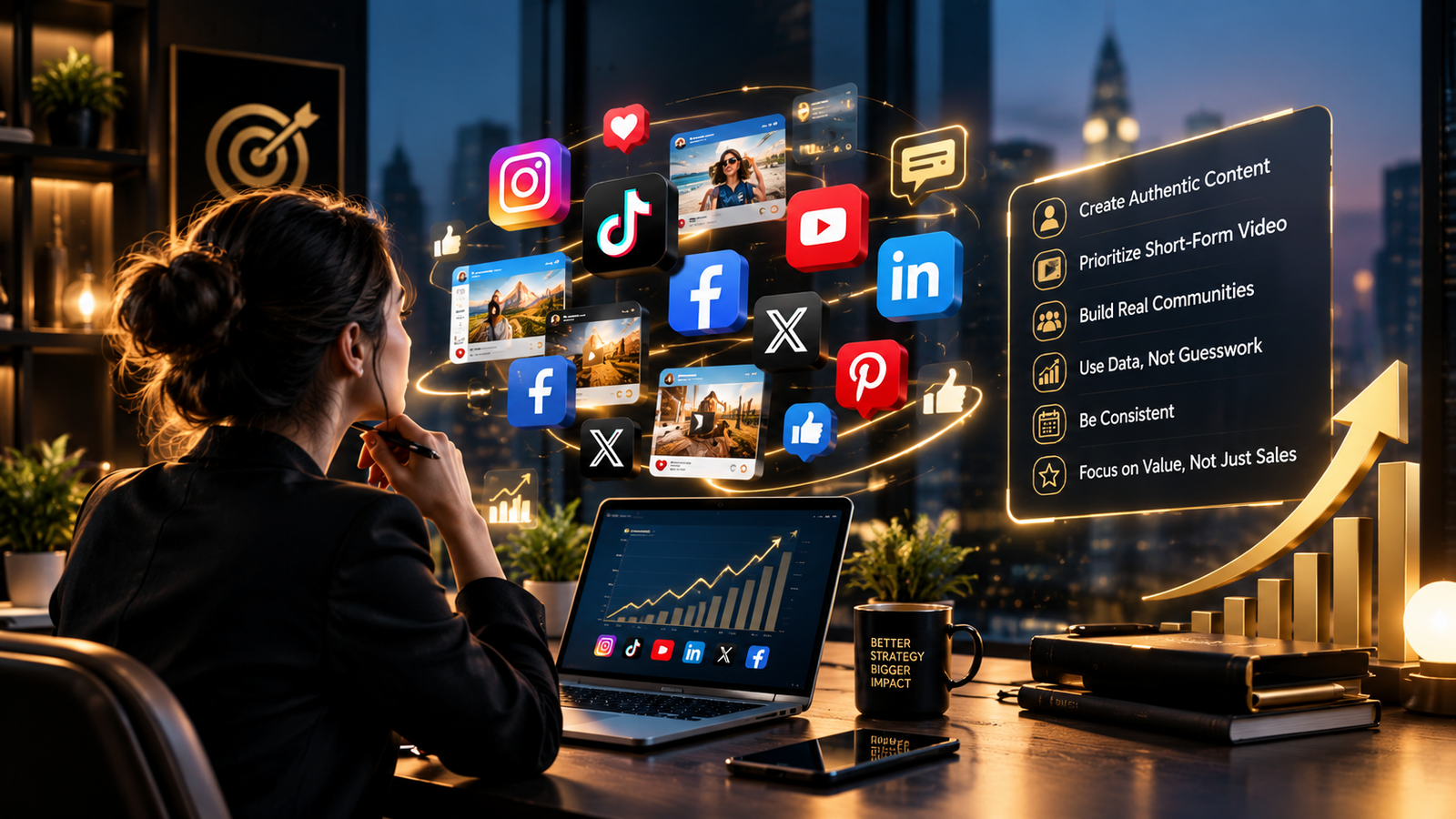 Social media marketing strategy
